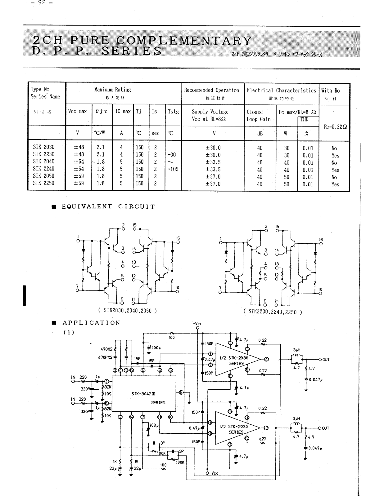 Philips stk2050 DATASHEETS