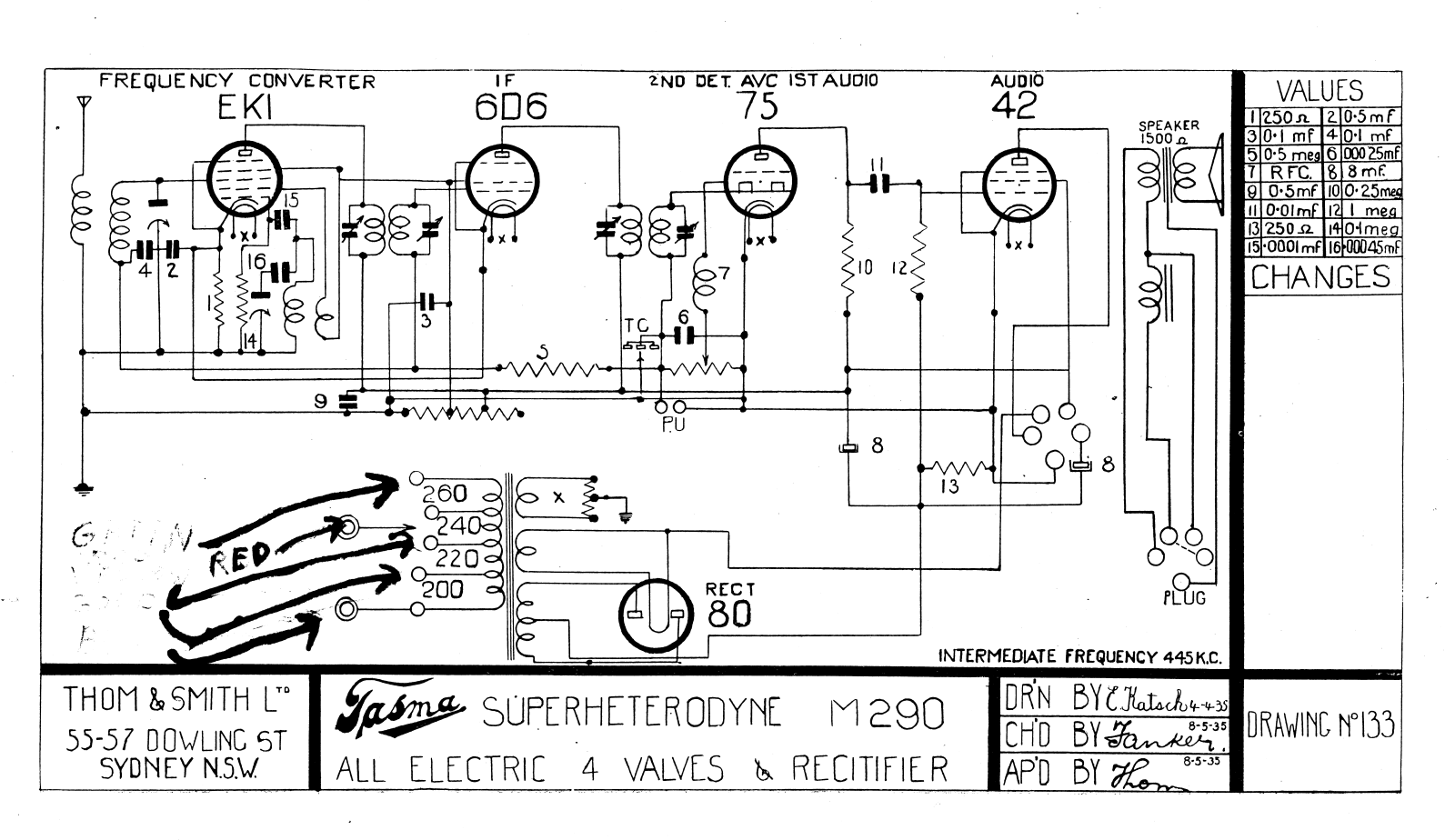 Tasma M290 Diagram - ManualMachine.com