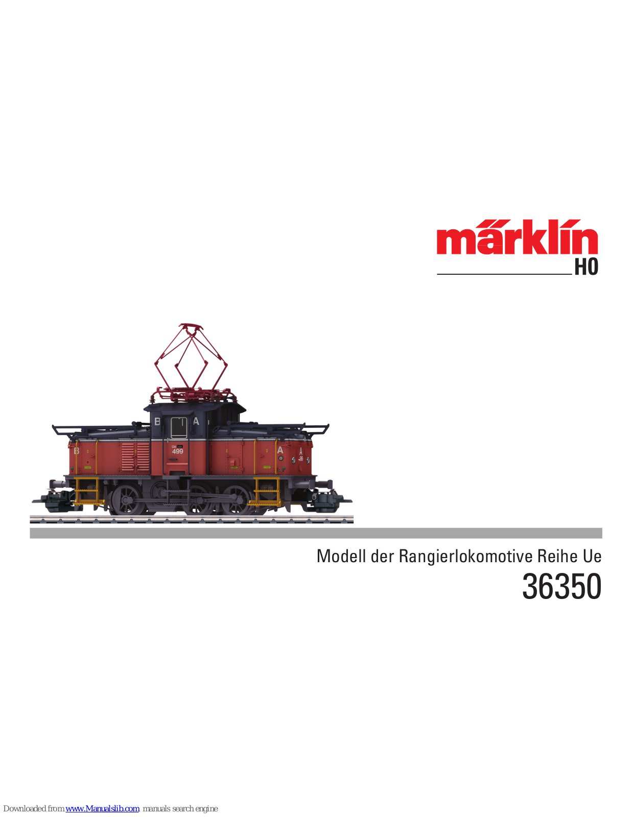 Märklin 36350 User Manual