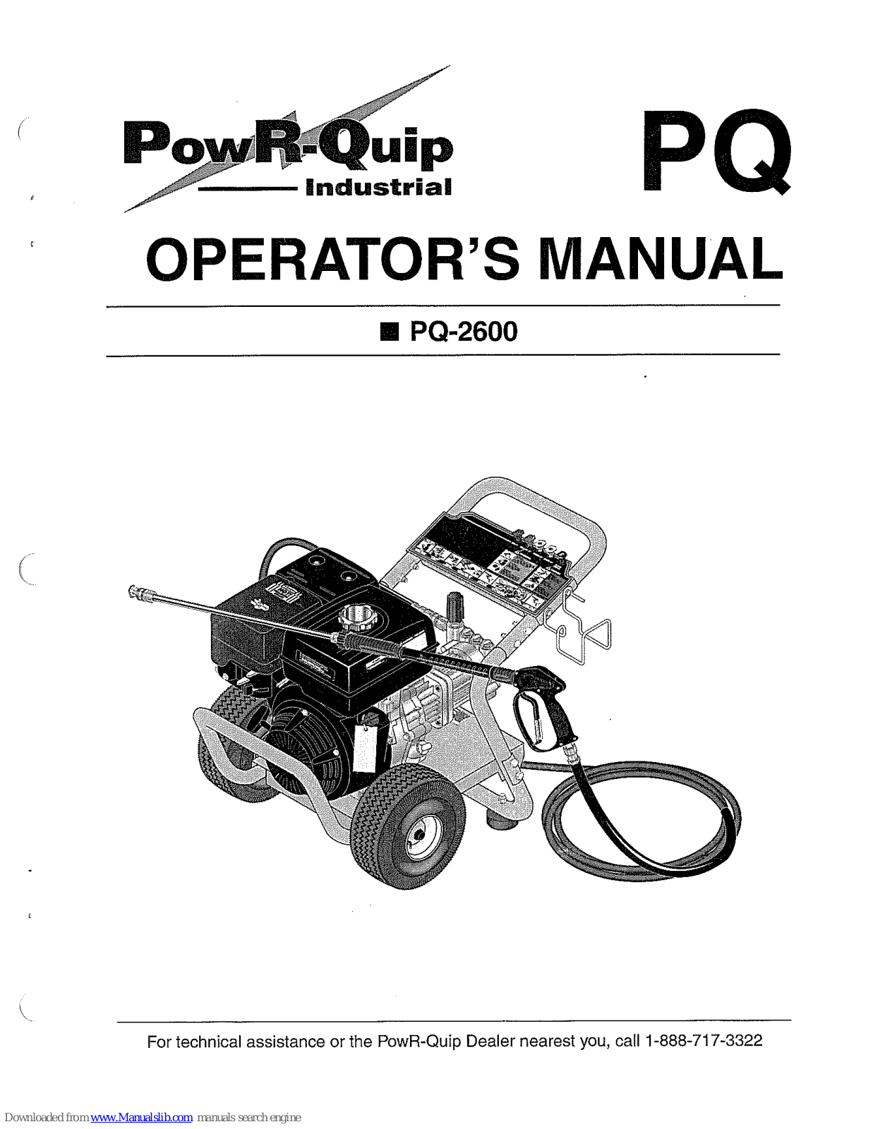 PowR-Quip PQ-2600 Operator's Manual