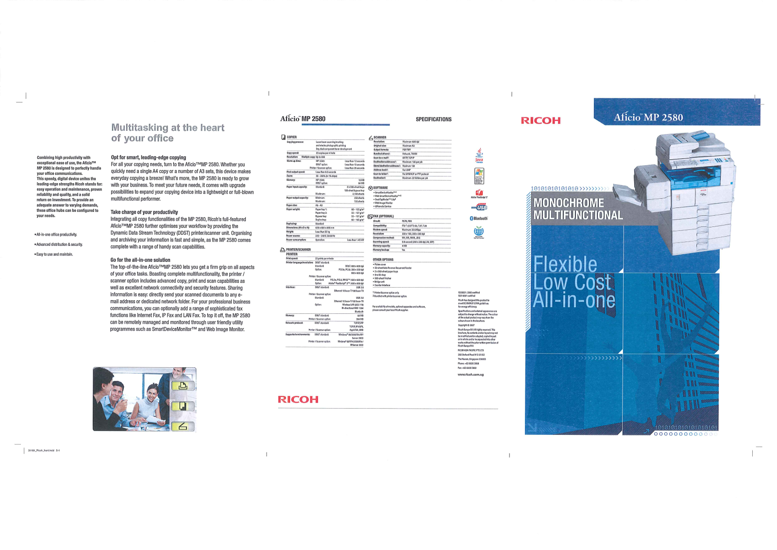 Ricoh AFICIO MP 2580 User Manual