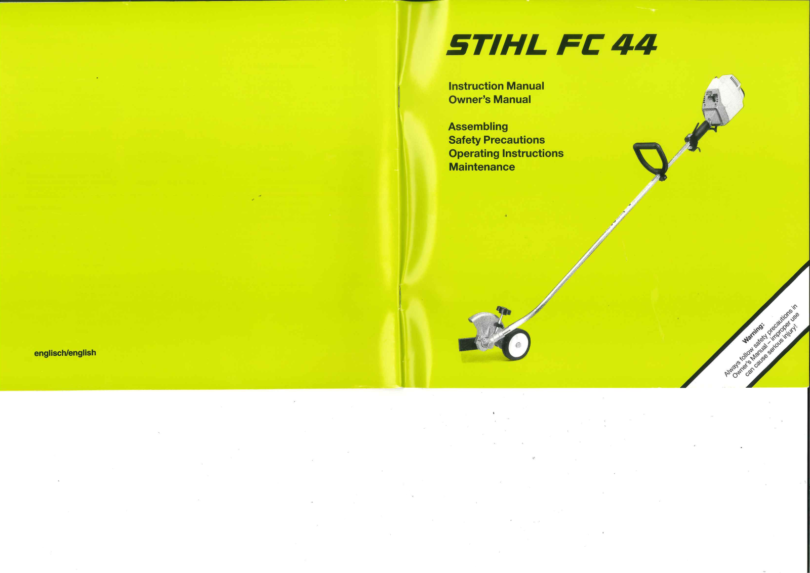 Stihl FC 44 Instruction Manual