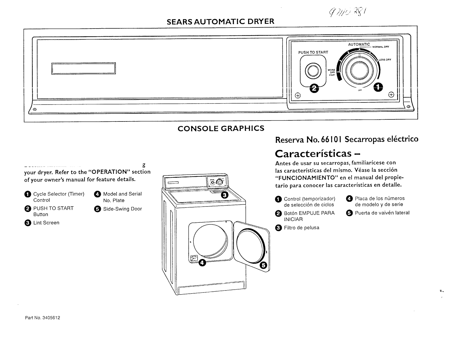 Kenmore 11066101690 Owner’s Manual