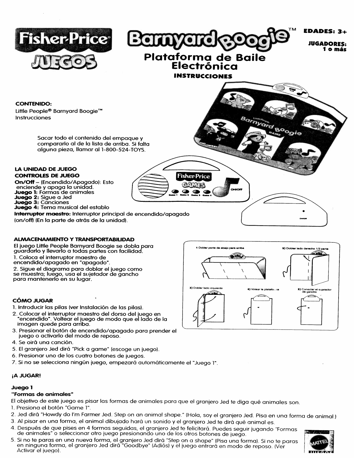 Fisher-Price 43459 Instruction Sheet