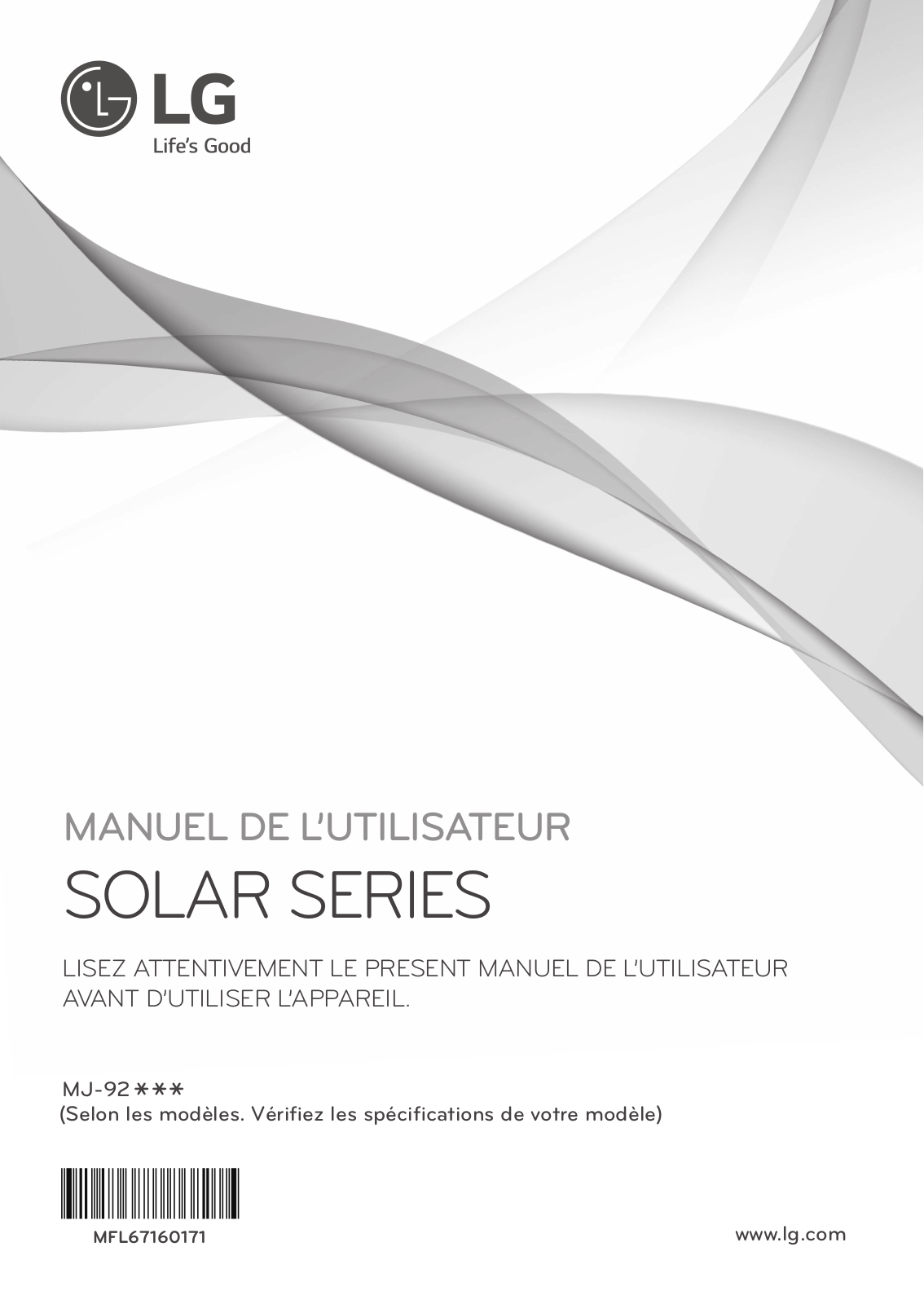 LG MJ 9482S User Manual