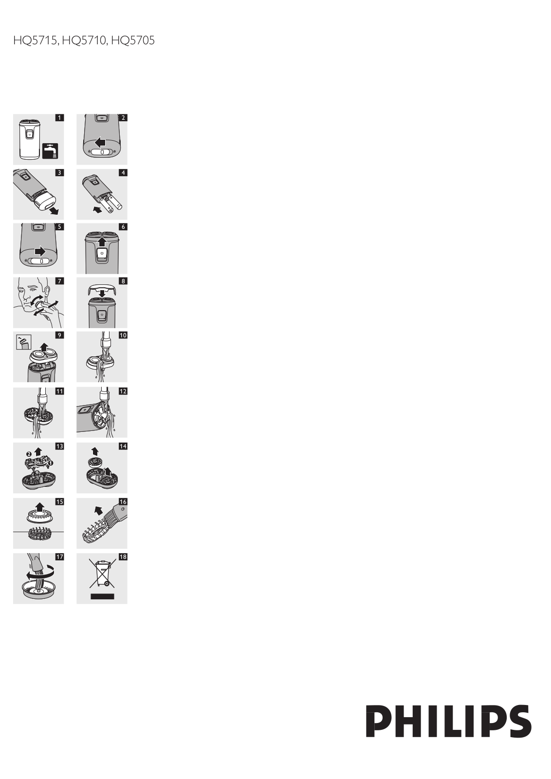 Philips HQ5715 User Manual