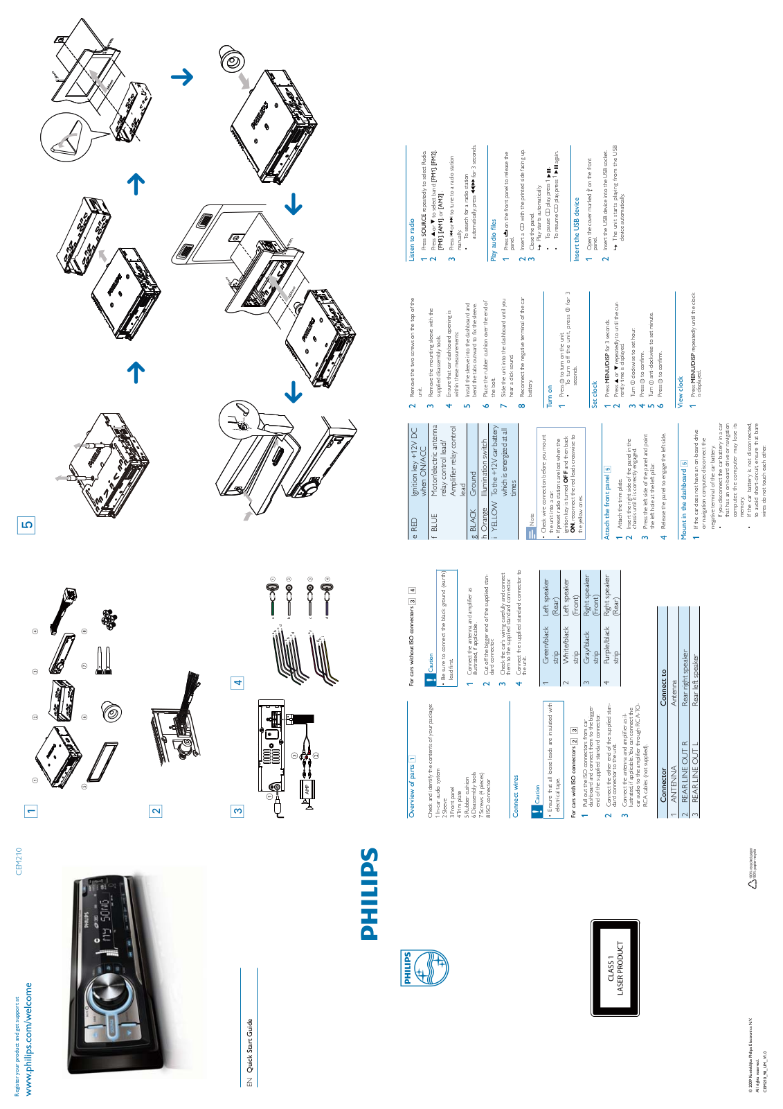 Philips CEM210 User Manual