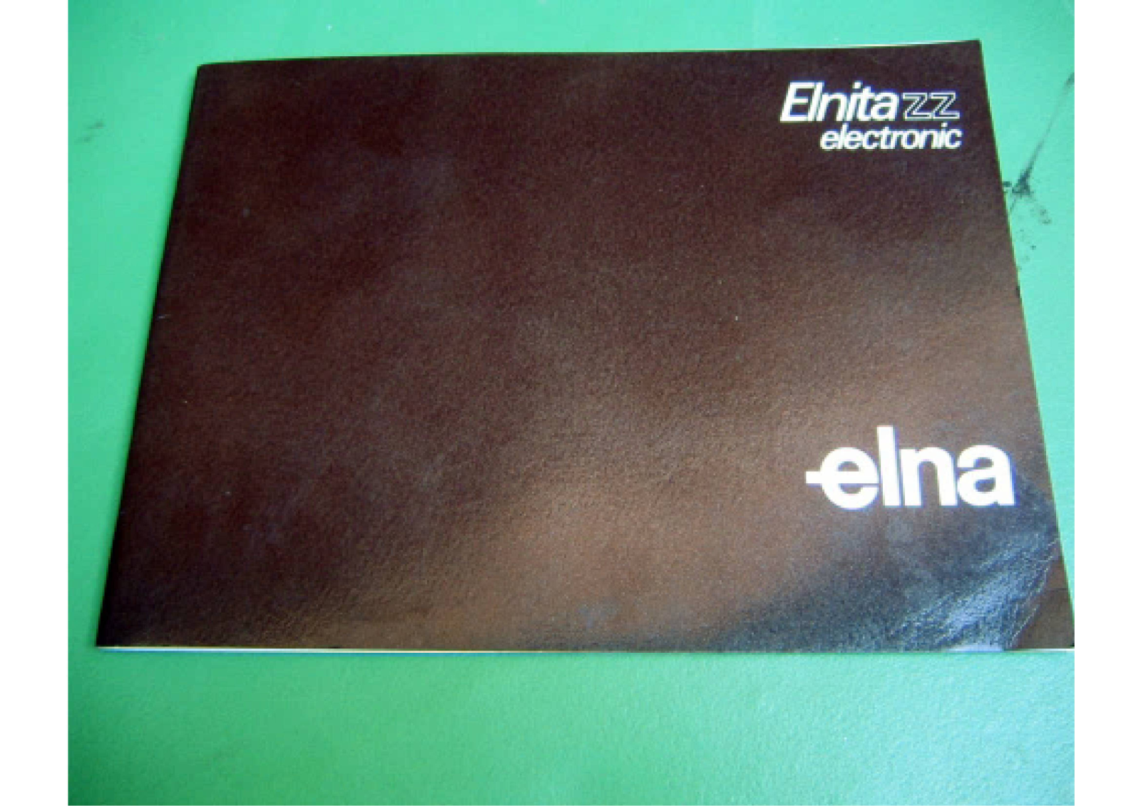 Elna Elnita ZZ User Manual