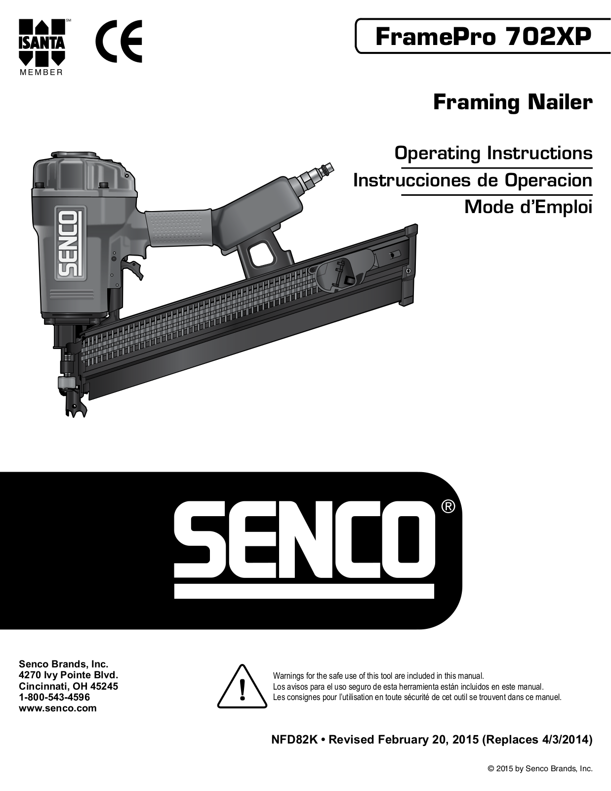 Senco Framepro 702XP User Manual