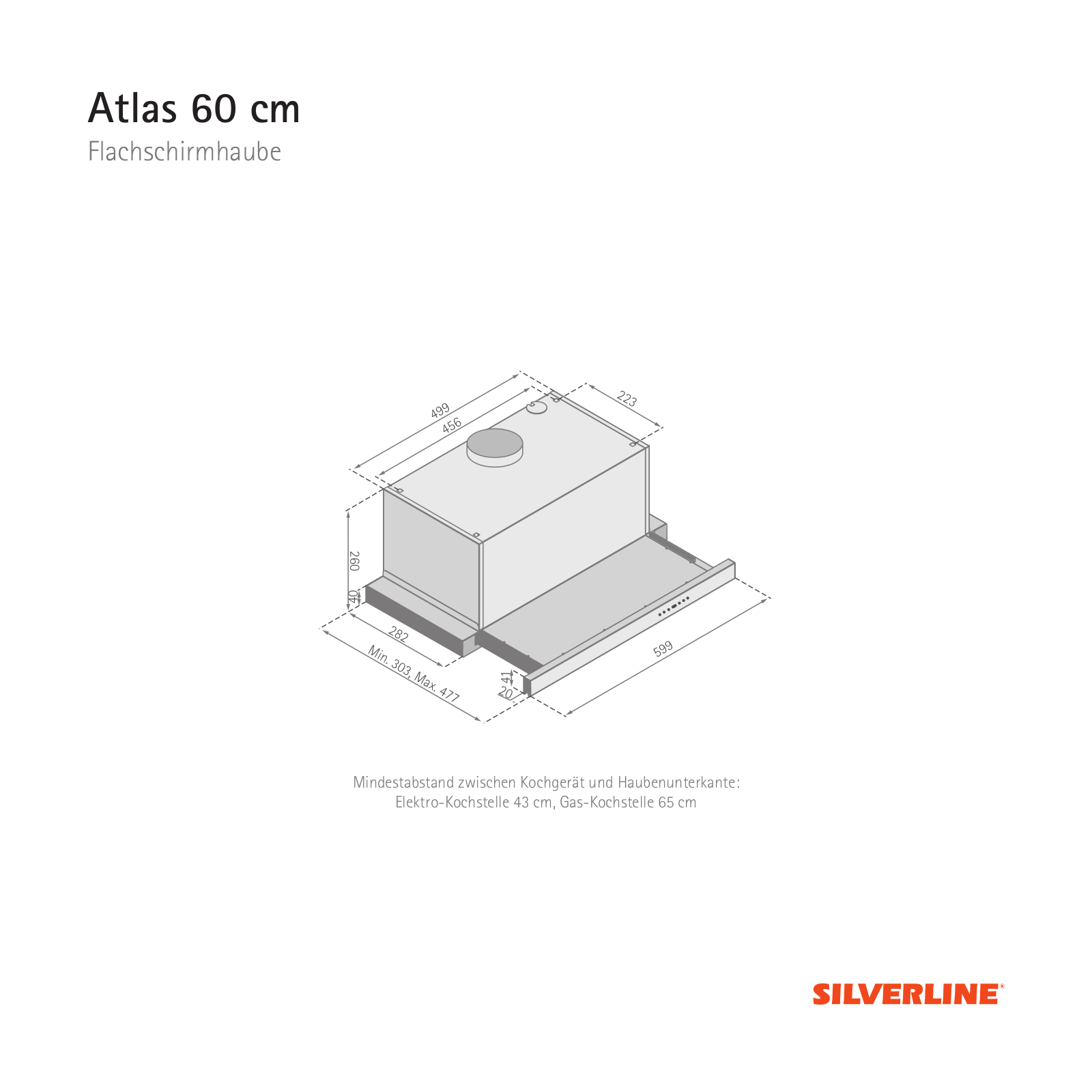 Silverline ATF 620 E Dimensional drawing