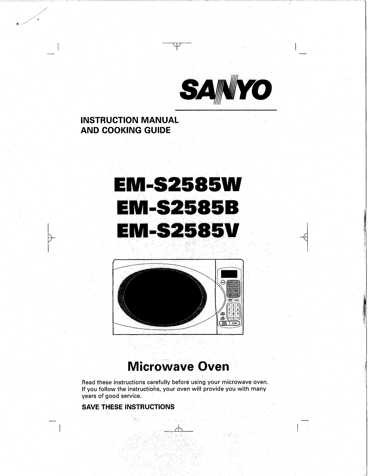 SANYO EMS2585 User Manual