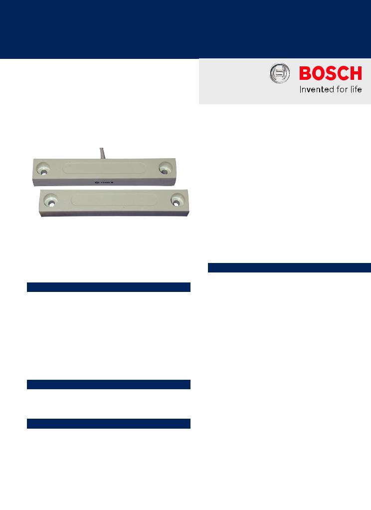 Bosch ISN-CSM20-WGW, ISN-CSM20-WGB Specsheet