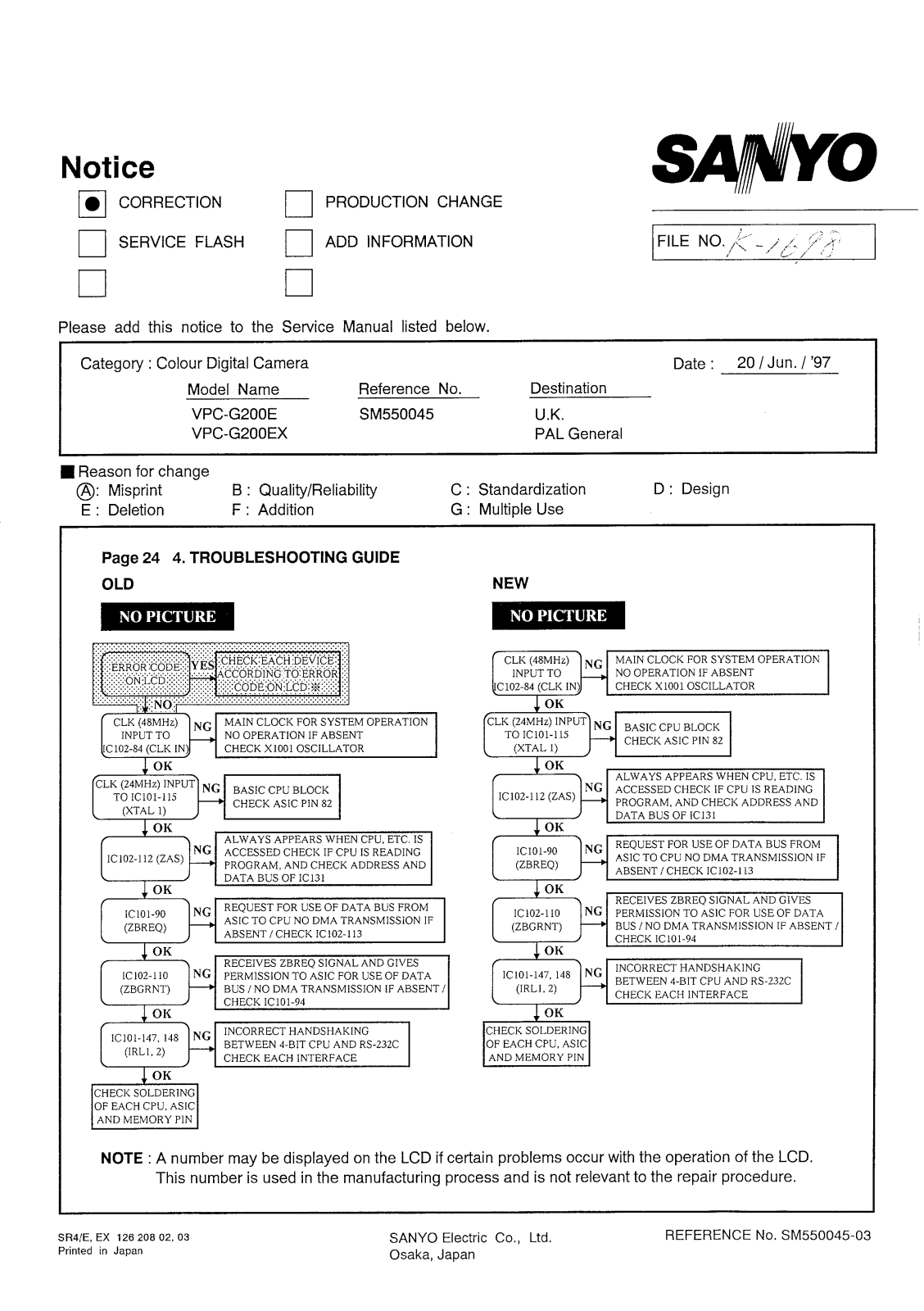 SANYO VPC-G200EX, VPC-G200E NOTICE 03