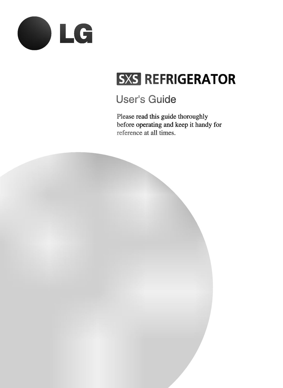 LG GR-B197DTC Owner’s Manual