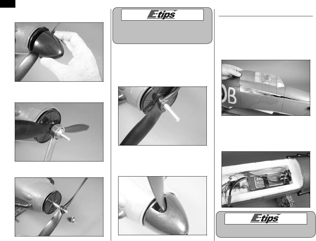 E-flite Hawker Hurricane 25e PNP User Manual