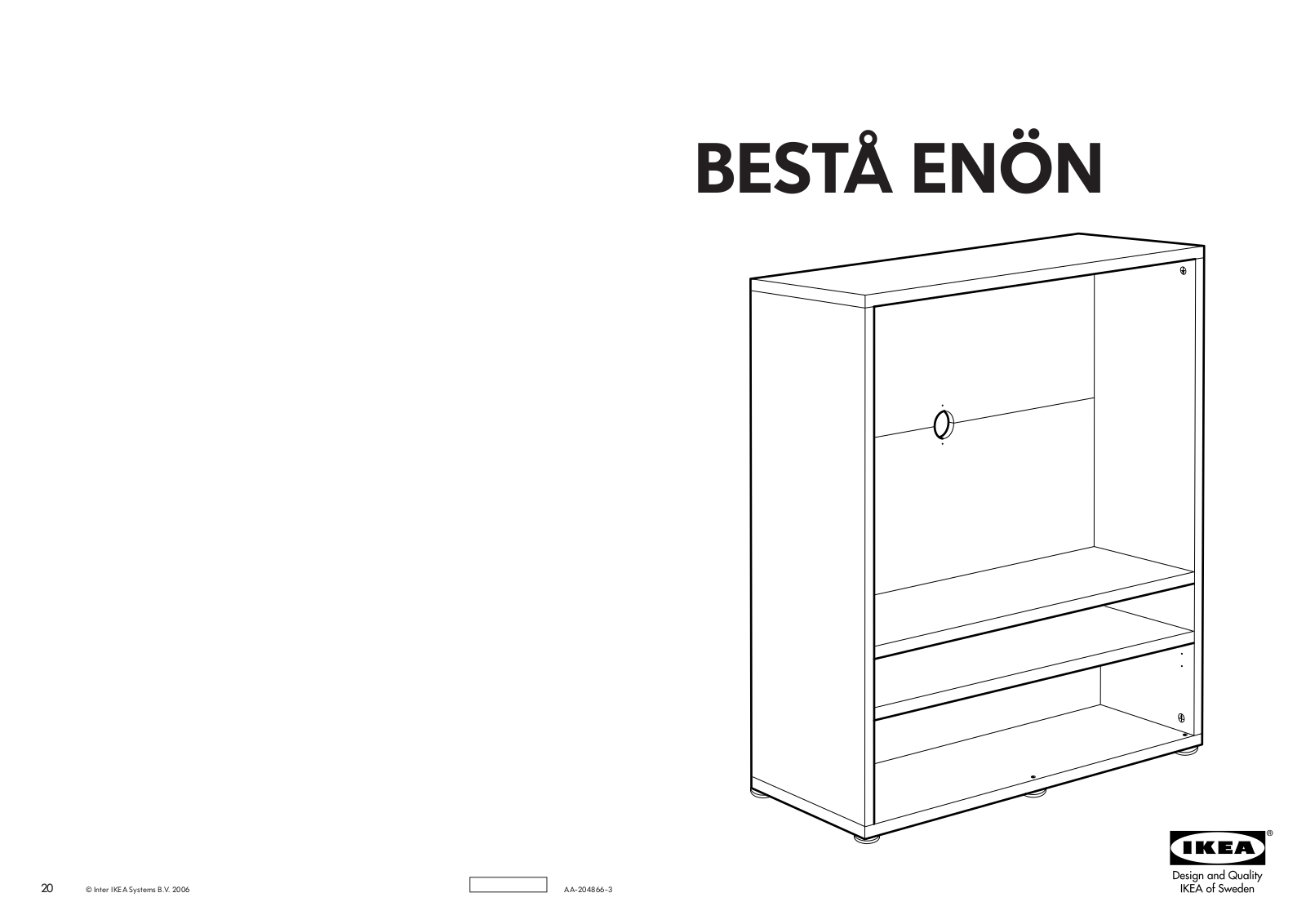 IKEA BESTA ENON User Manual