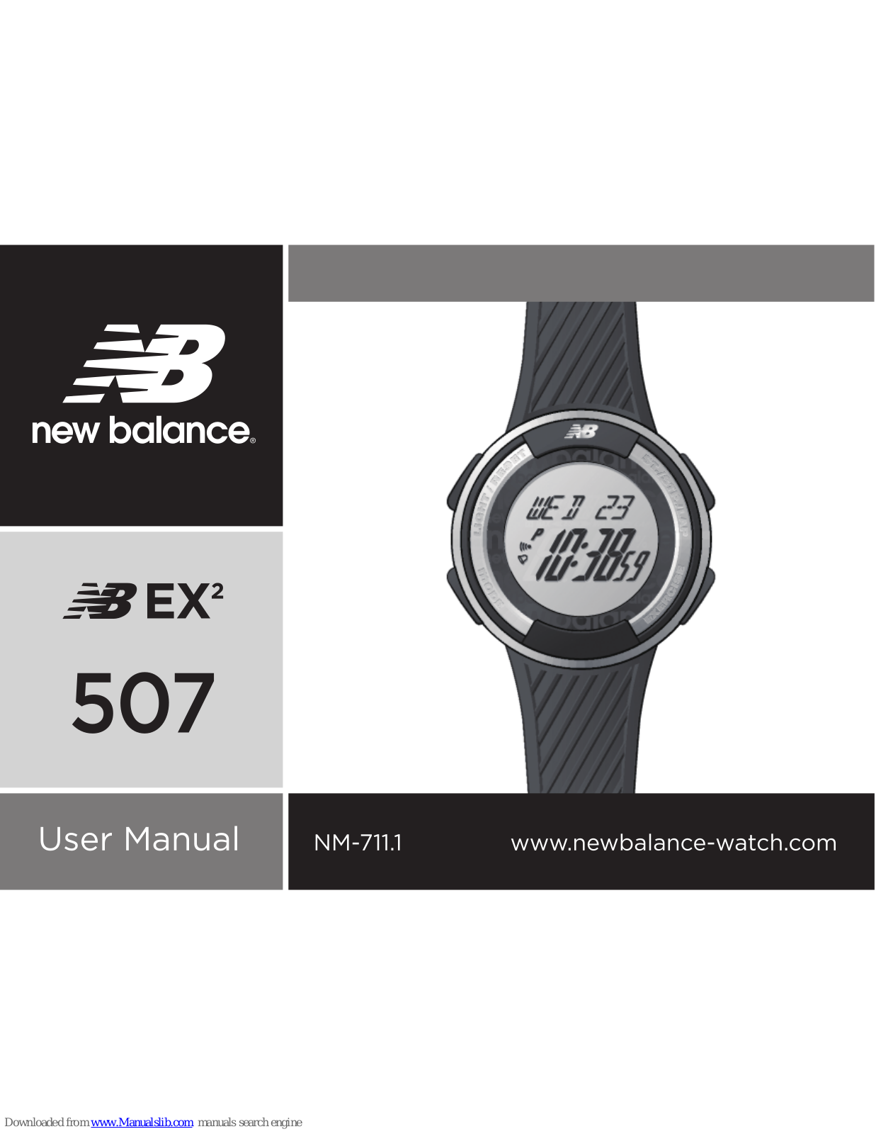 New Balance EX2 507 NM-711.1 User Manual