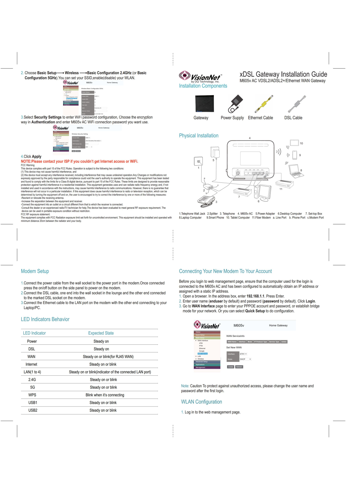 DQ Technology M605AC User Manual