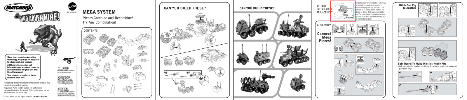 Fisher-Price G3714 Instruction Sheet