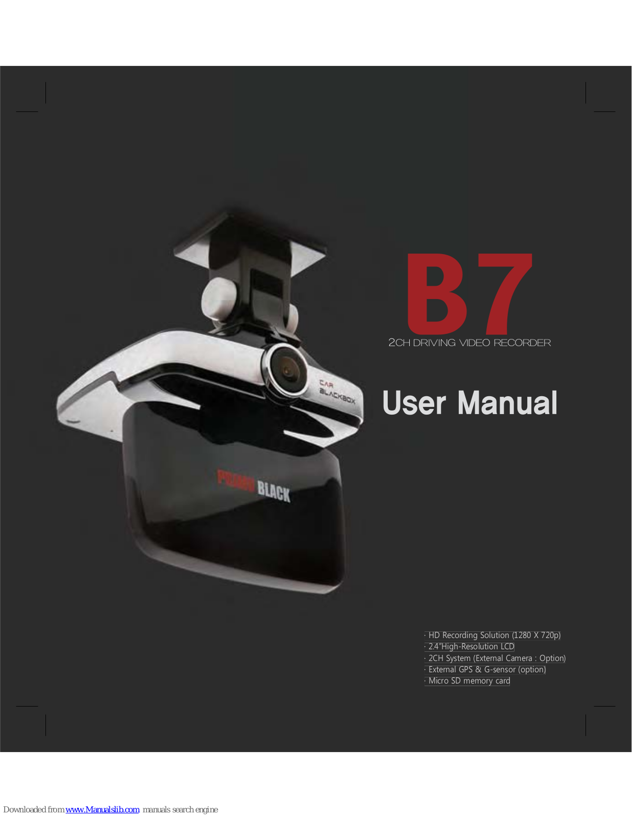 Vision Tech B7 User Manual