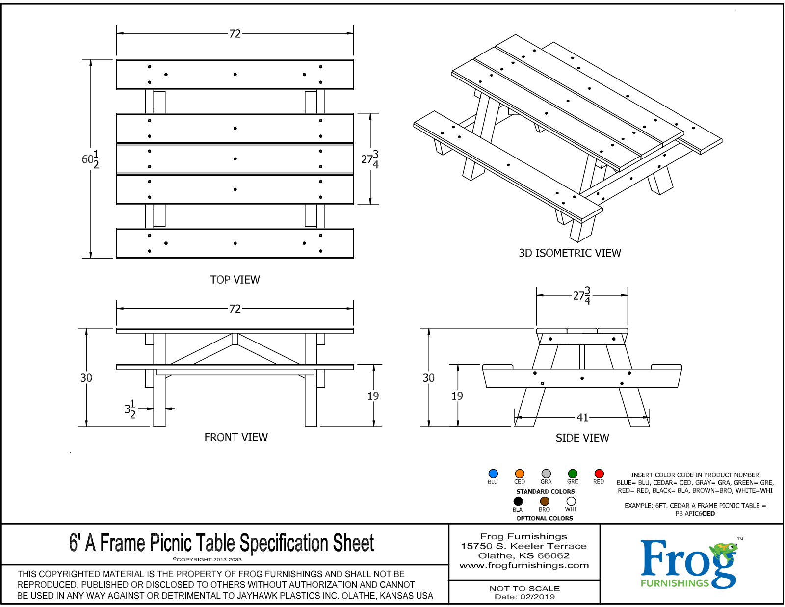 Frog Furnishings FROG1017 Specifications - ManualMachine.com