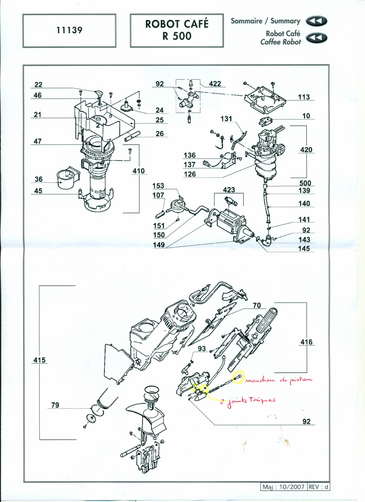 MAGIMIX R500 User Manual