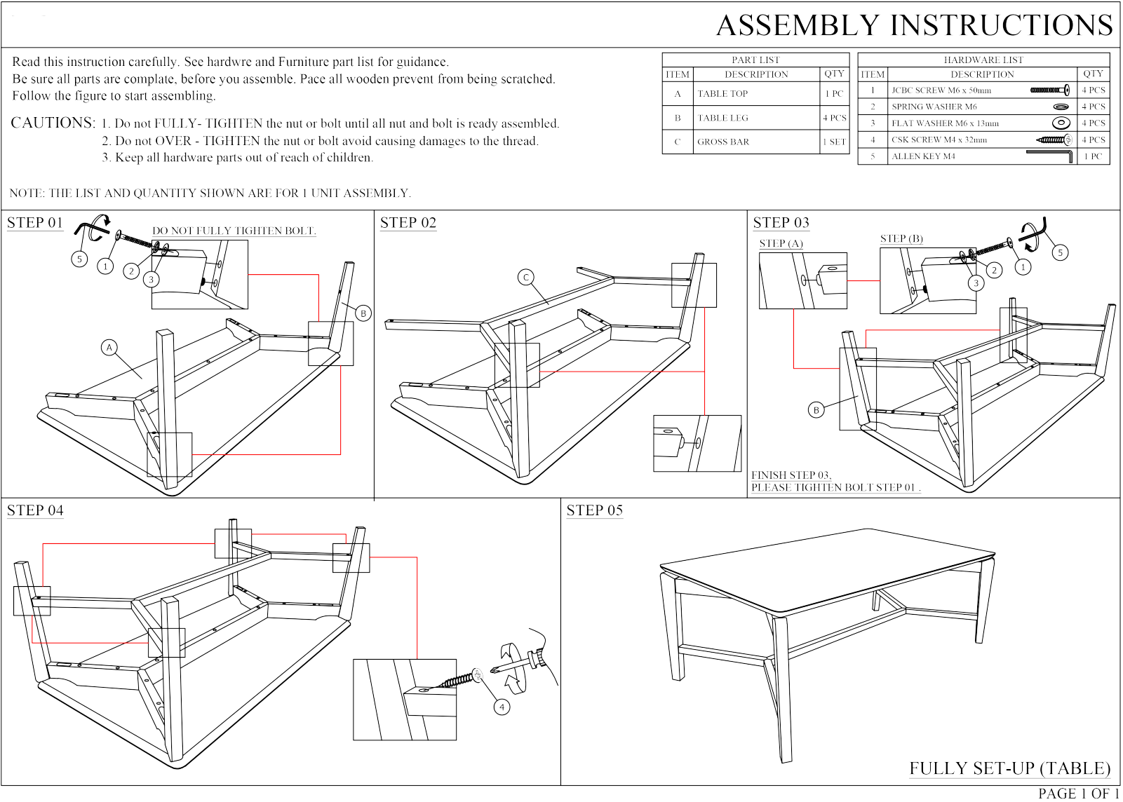 Union Rustic W002549331 Installation & Assembly - ManualMachine.com