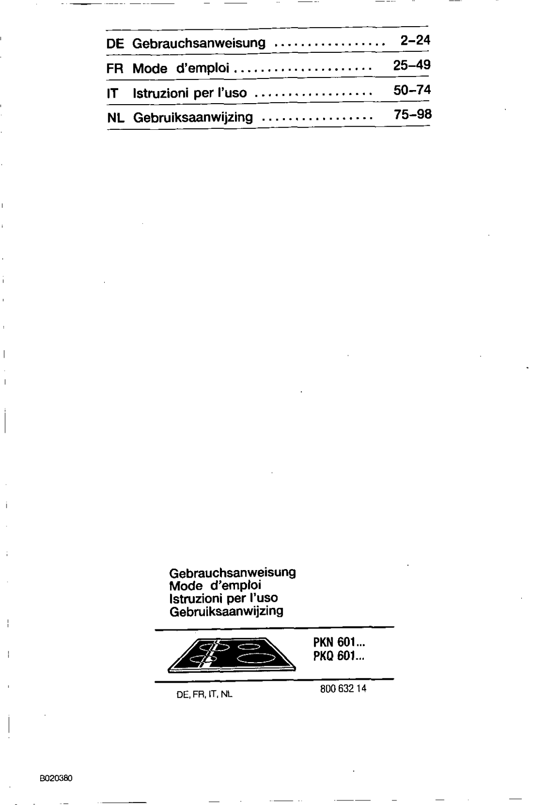 NEFF K9514X4/03 Use Instruction