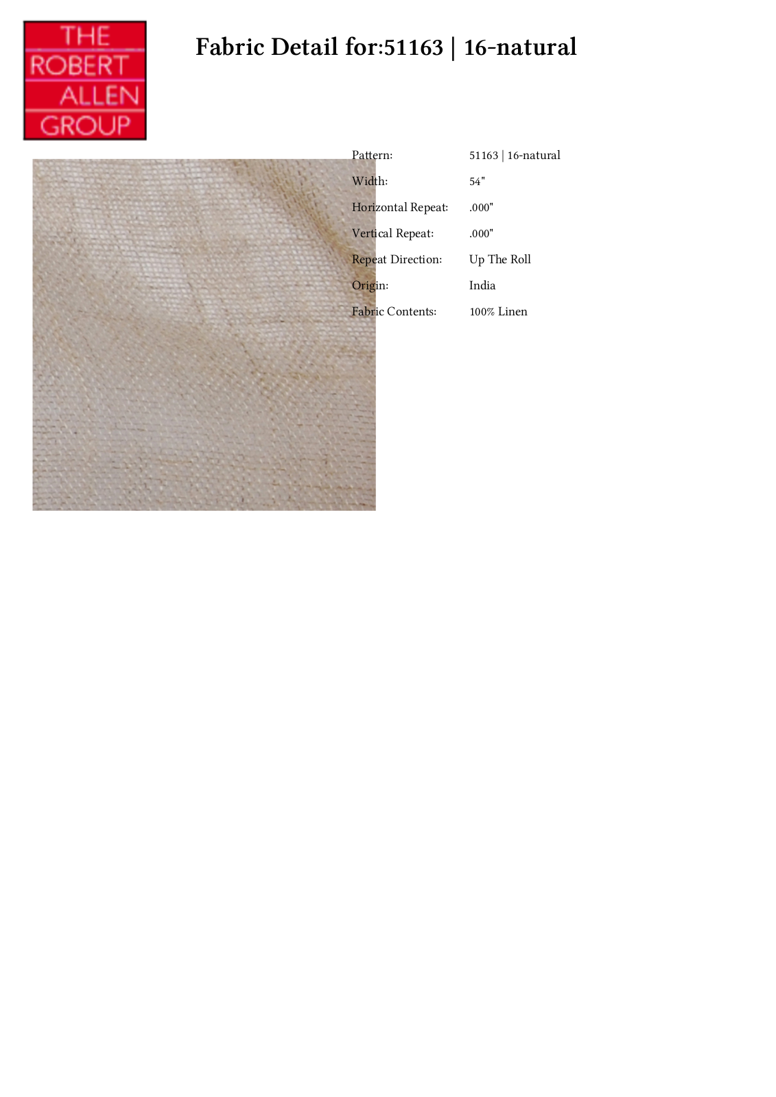 Duralee CRAL4035 Specifications - ManualMachine.com