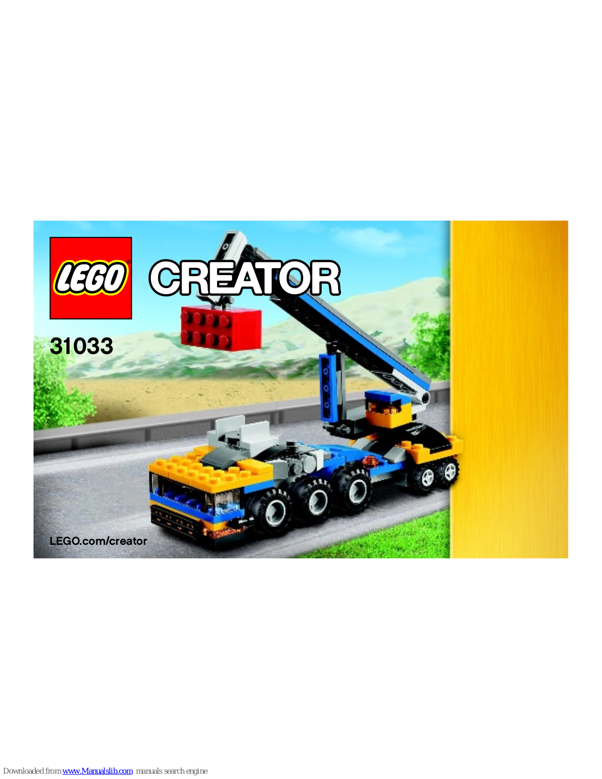 LEGO 31033 Creator, Creator 31037, 31030 Assembly Manual