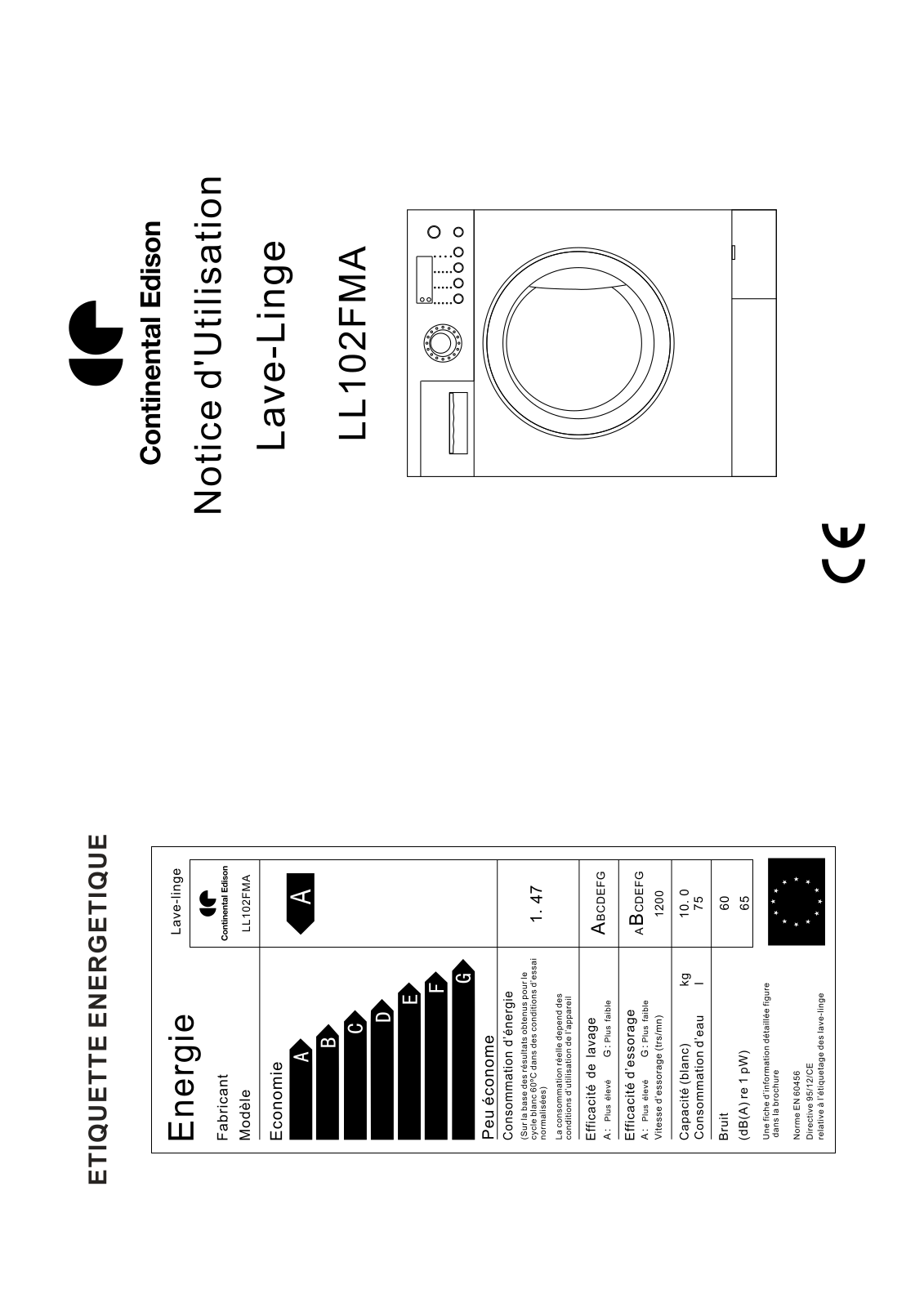 Continental edison LL102FMA User Manual