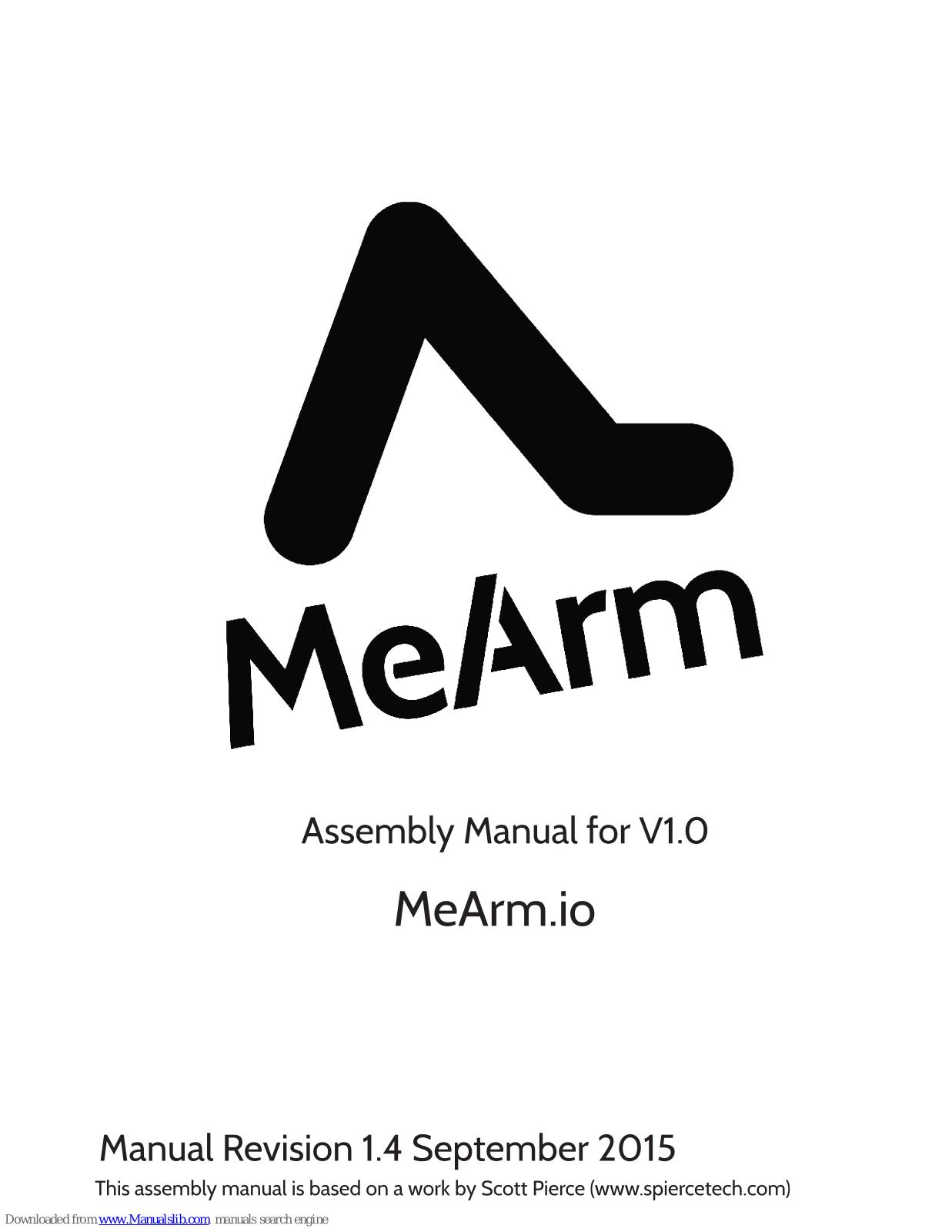 Mime Industries MeArm v1.0 Assembly Manual