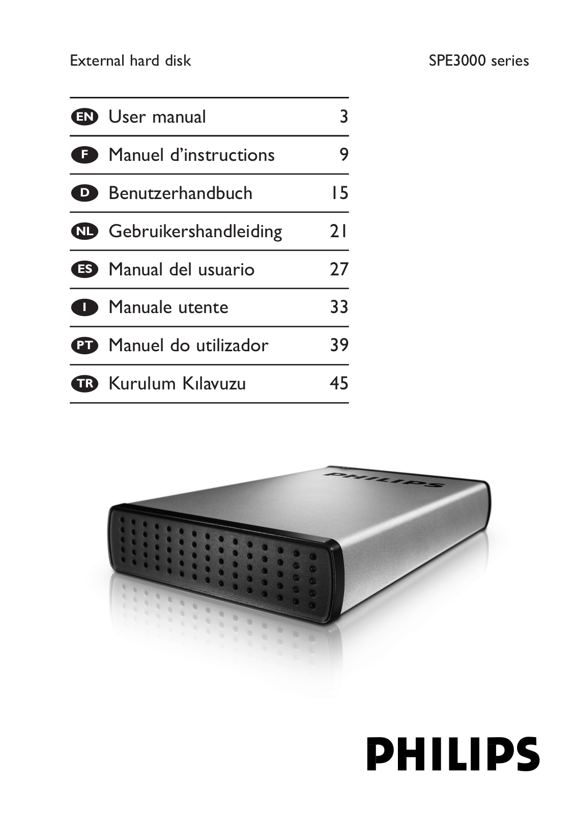 PHILIPS SPE3031CC User Manual