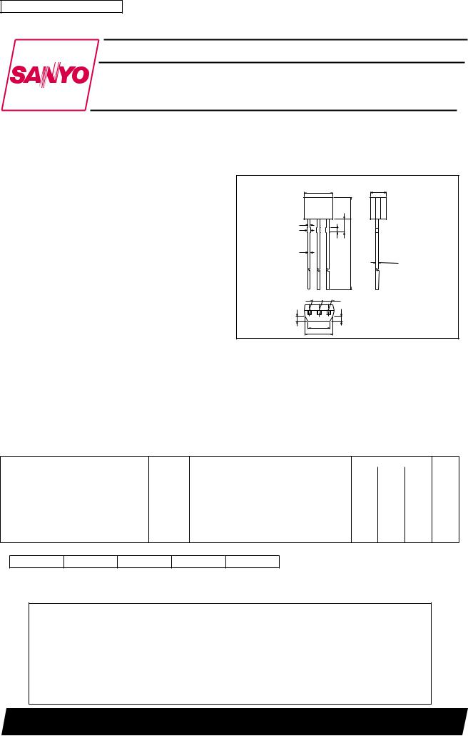 Sanyo 2SK1578 Specifications