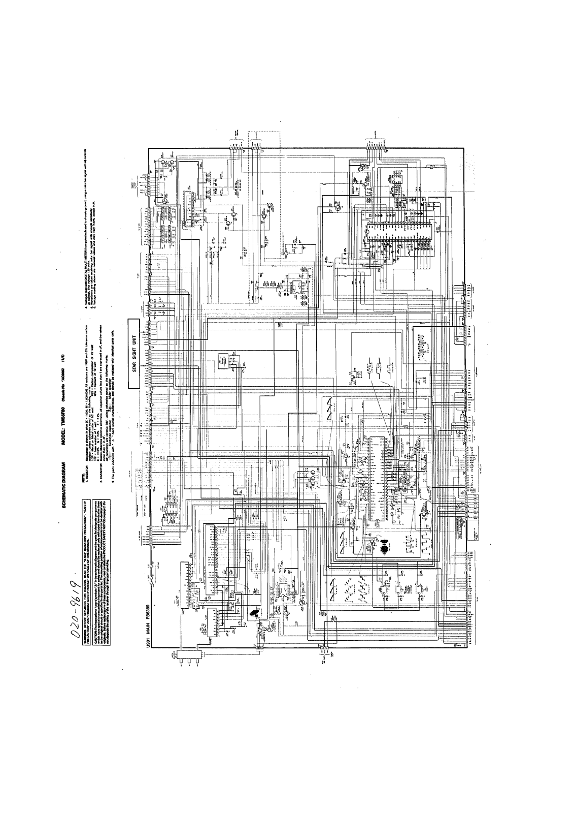 Toshiba TW56F80 Schematic