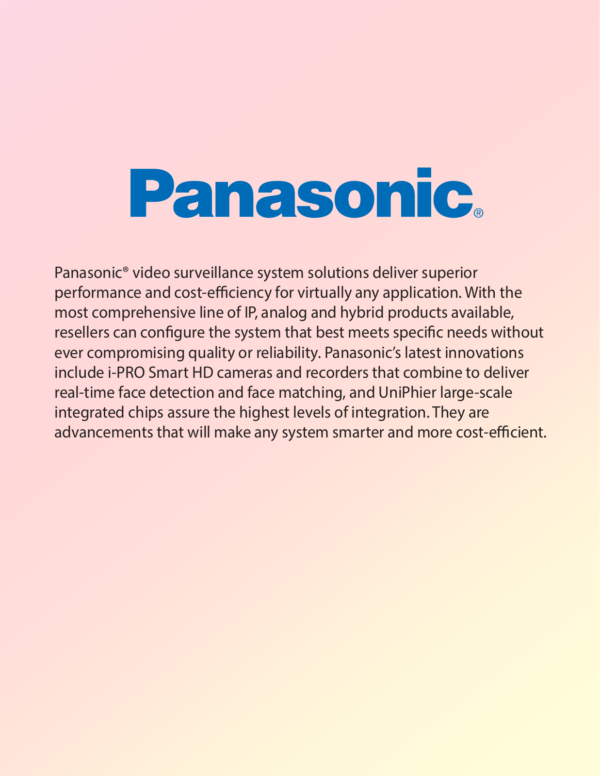 Panasonic PMPU2000 User Manual