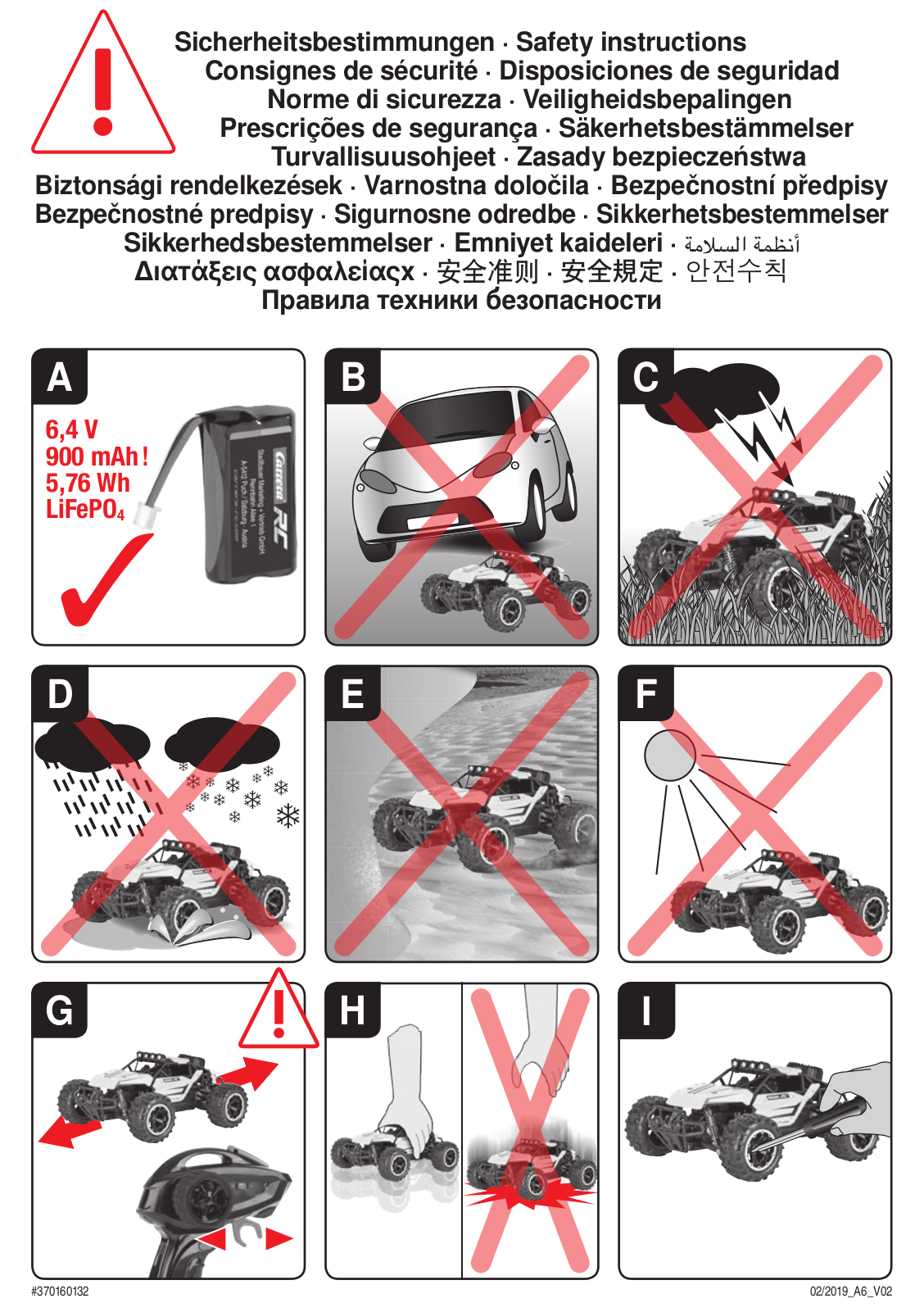 Carrera RC Passion Impact operation manual