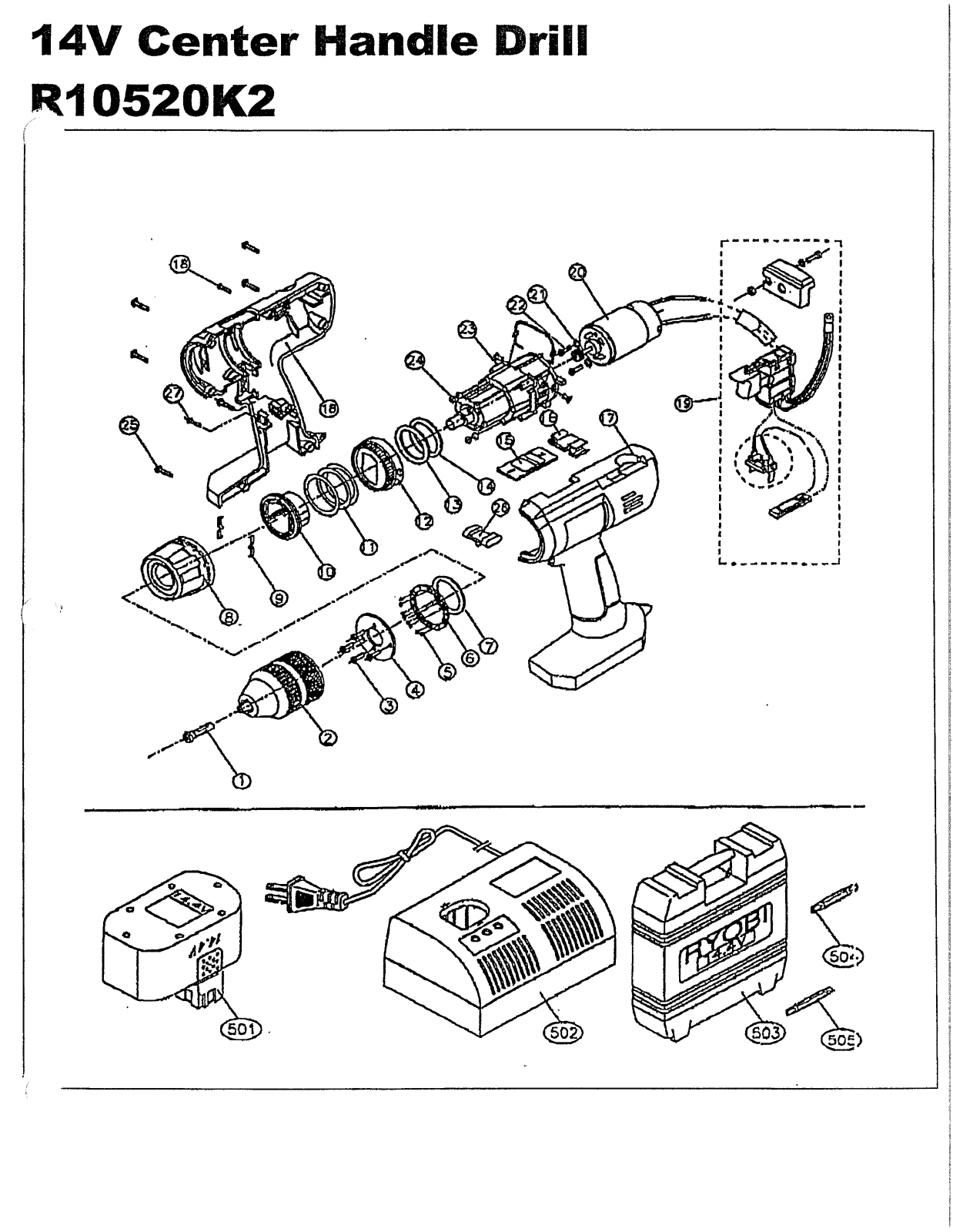 Ryobi R10520K2 User Manual