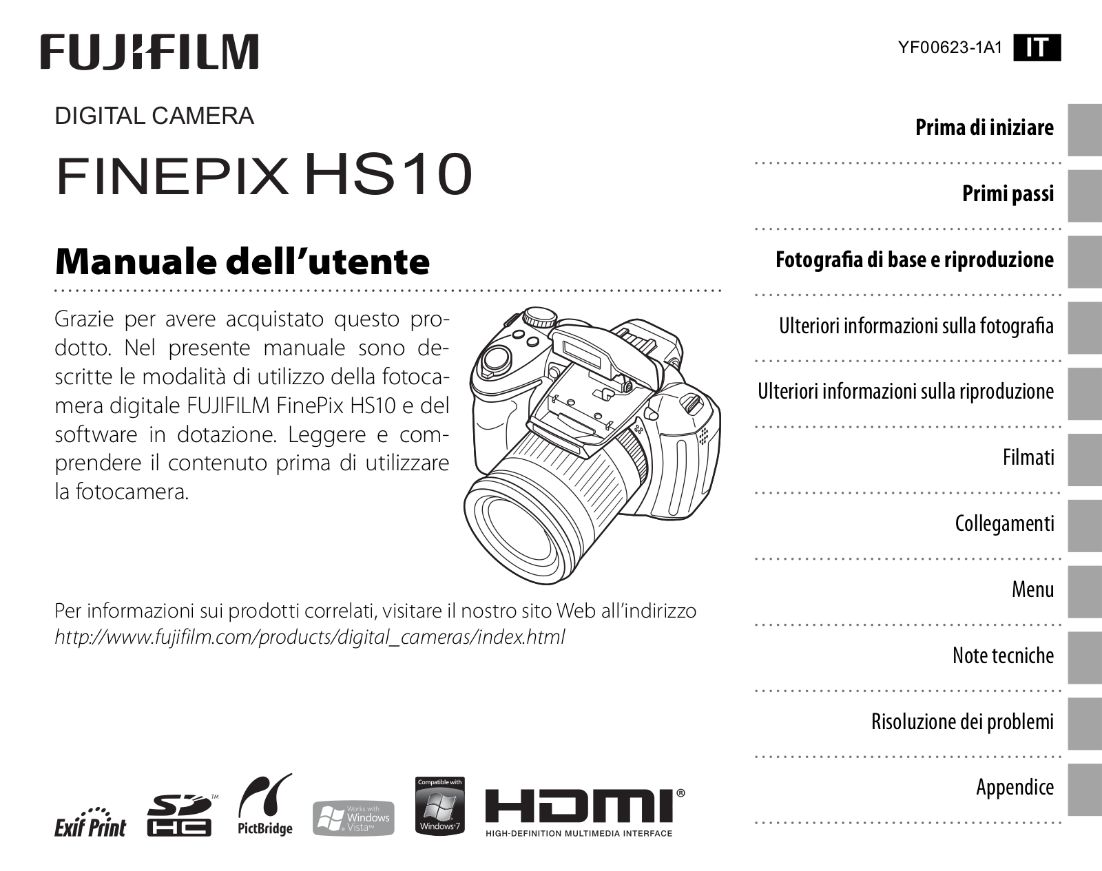 Fujifilm FINEPIX HS10 User Manual