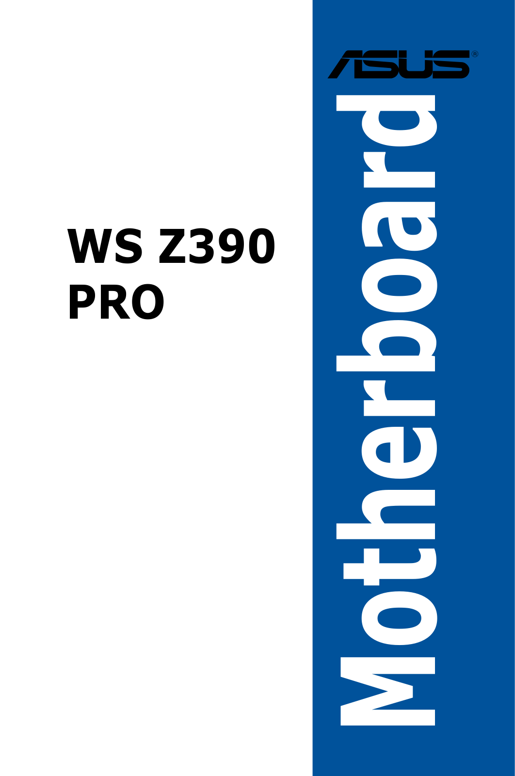 ASUS WS Z390 Pro Service Manual