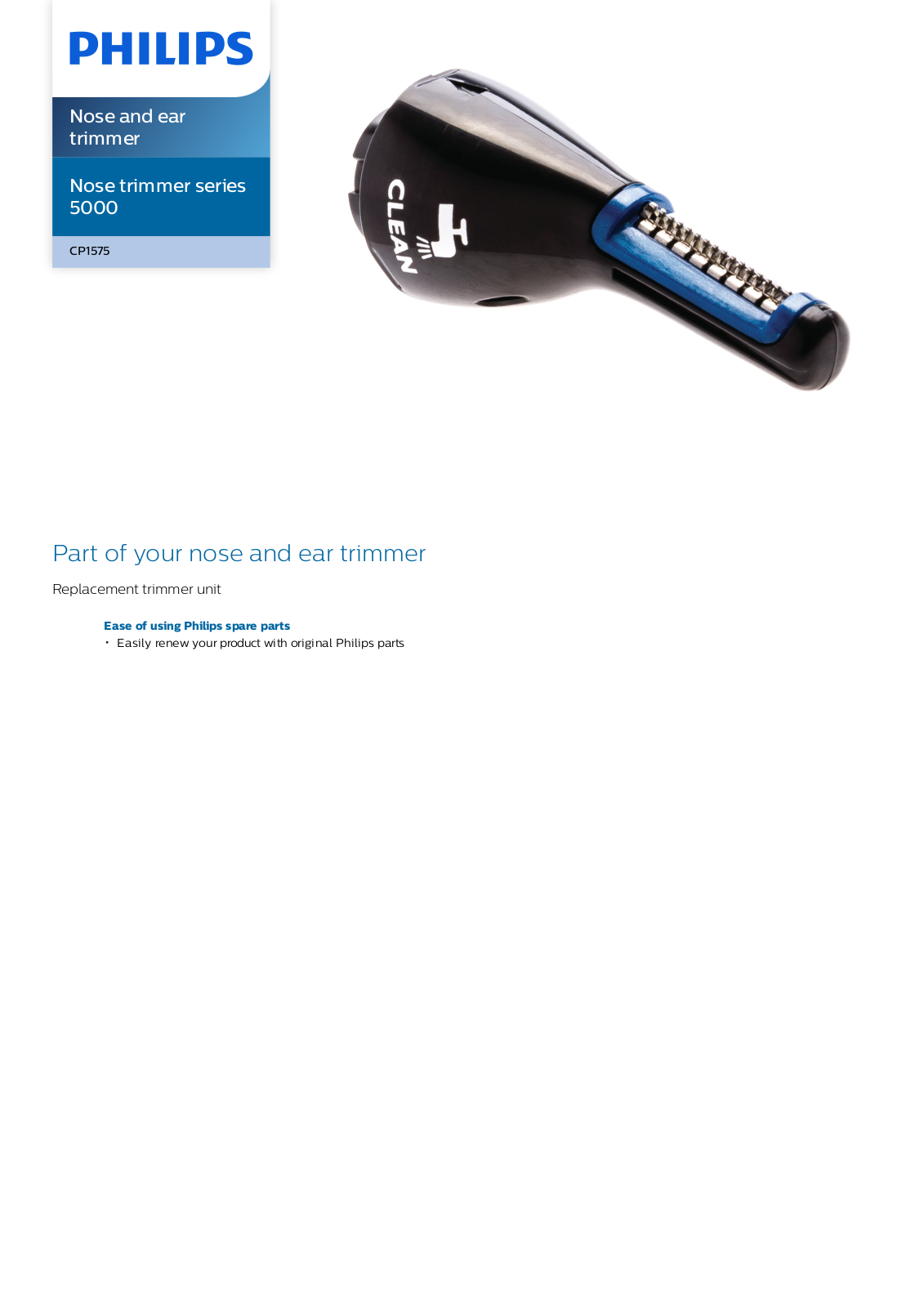 Philips CP1575/01 leaflet - ManualMachine.com
