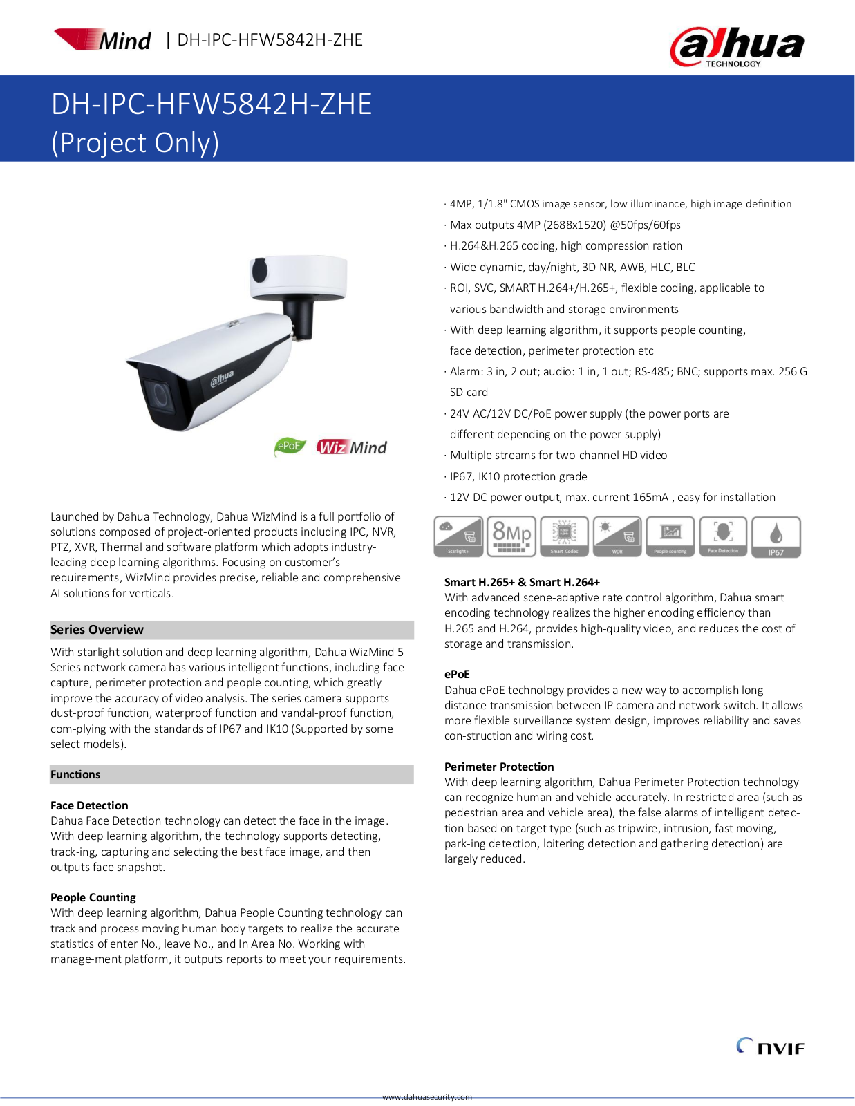 Dahua DH-IPC-HFW5842H-ZHE User Manual