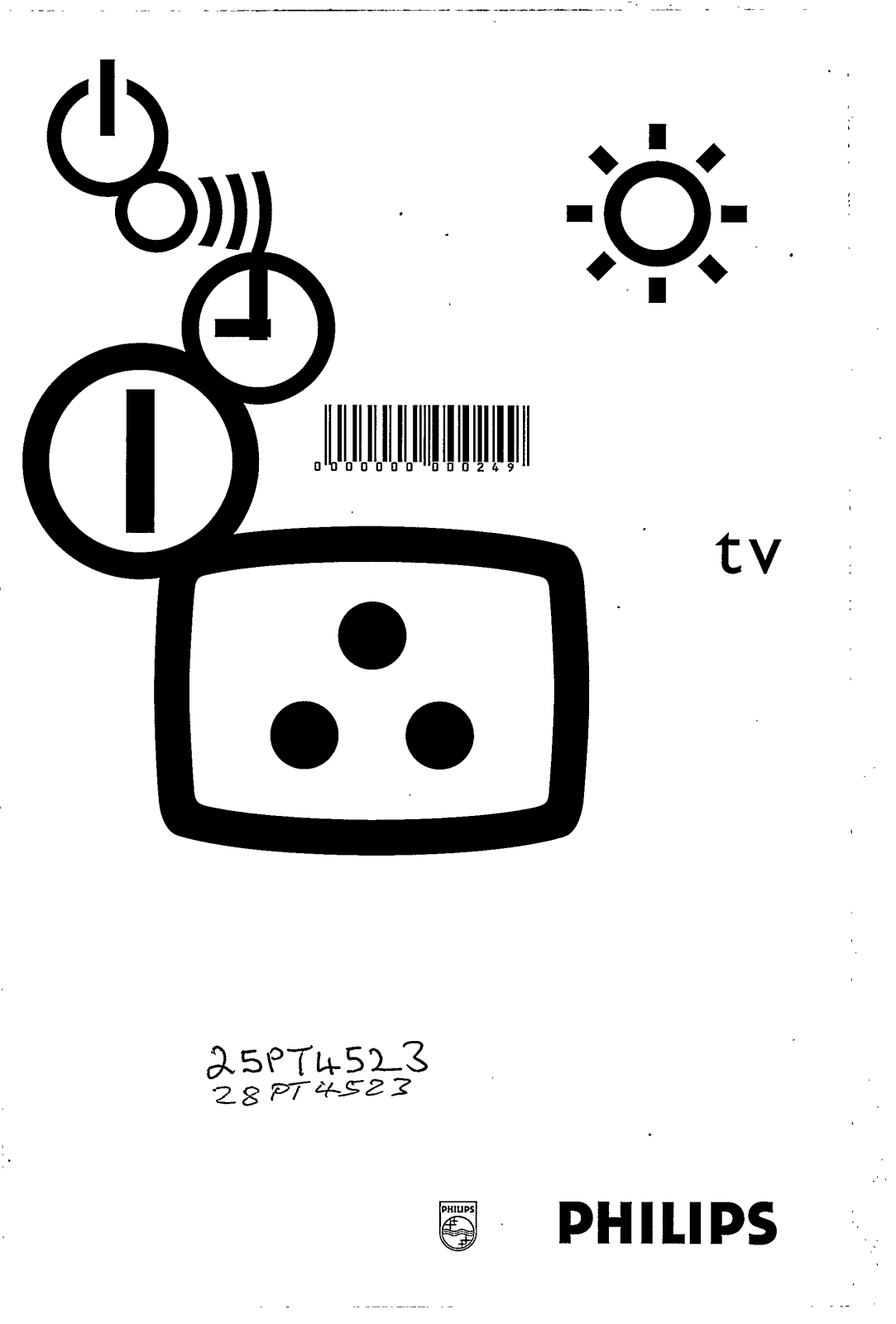 Philips 25PT4523/36, 25PT4523/33, 25PT4523/27, 25PT4523/25, 25PT4523/05 User Manual