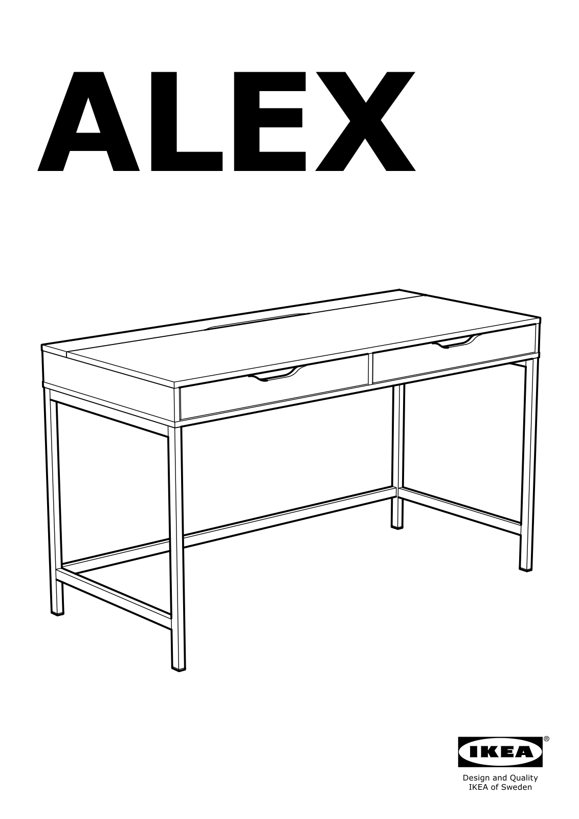 IKEA ALEX User Manual