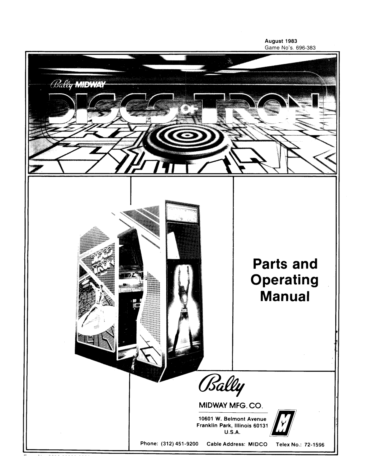 Midway Discs of Tron User Guide