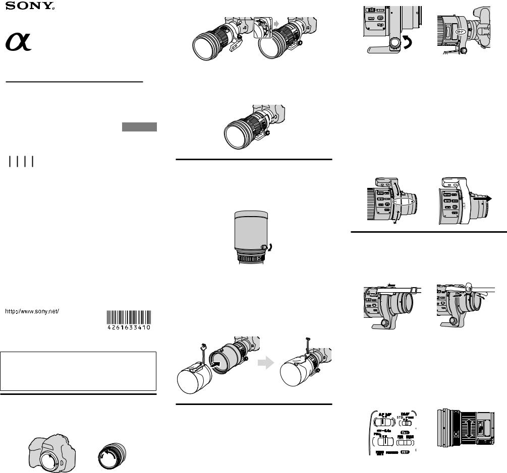 Sony SAL300F28G User Manual