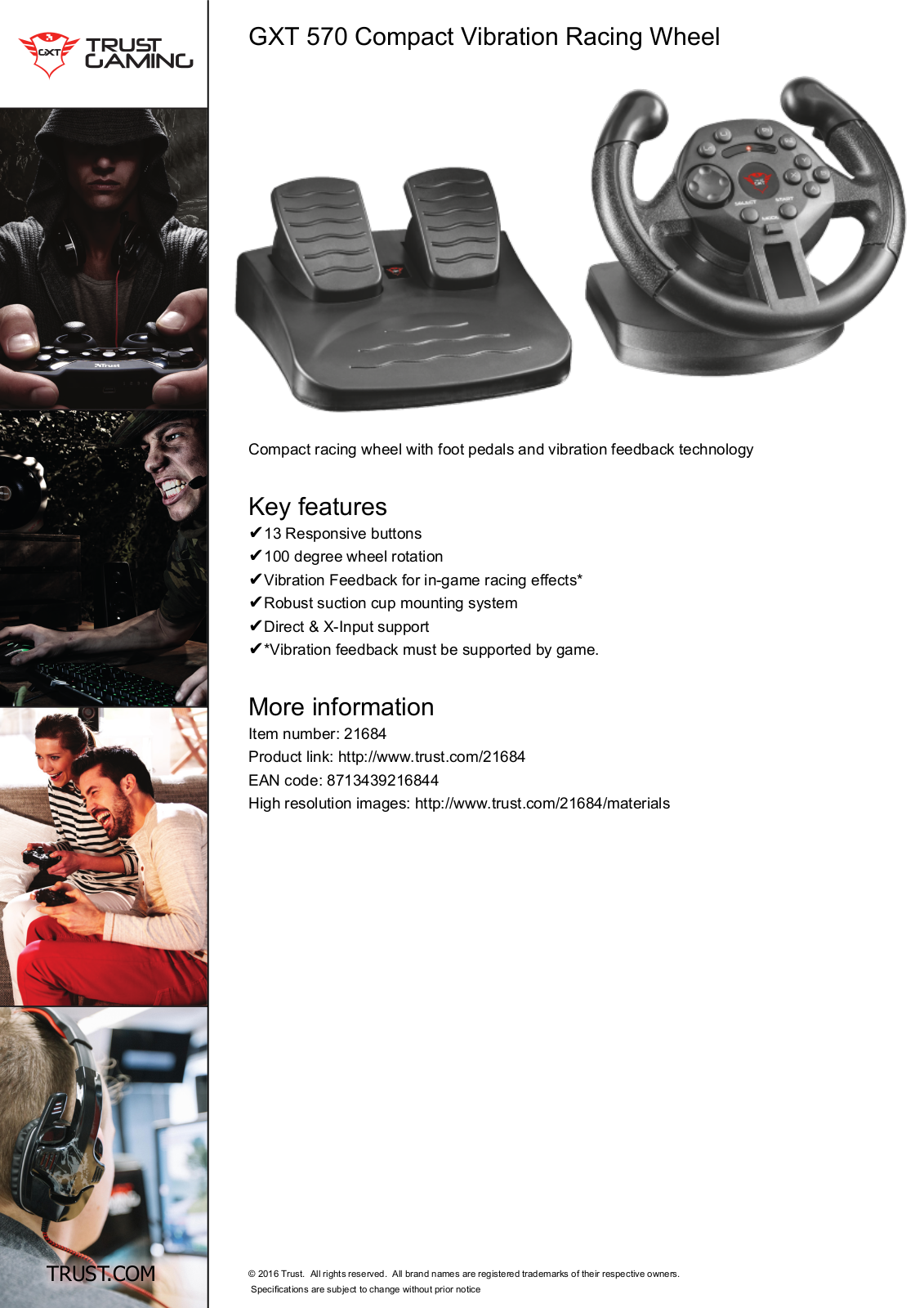 Trust 21684 Product Data Sheet - ManualMachine.com