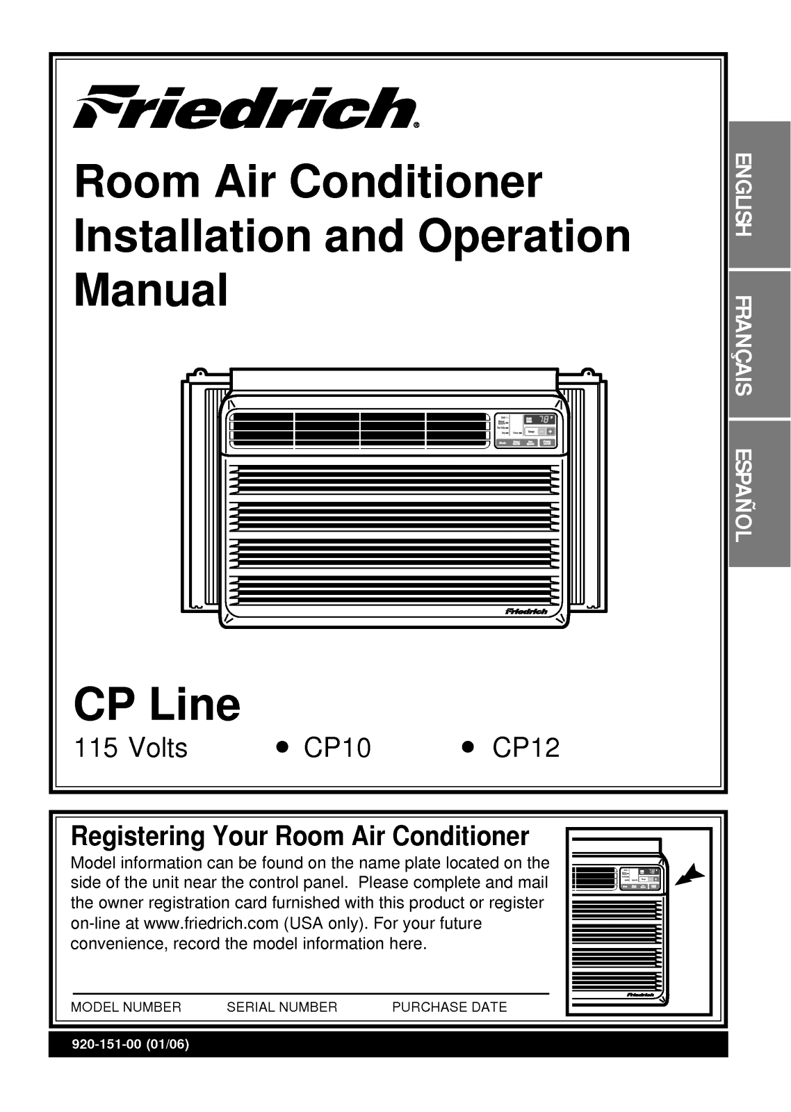 LG CP12C10 User Manual