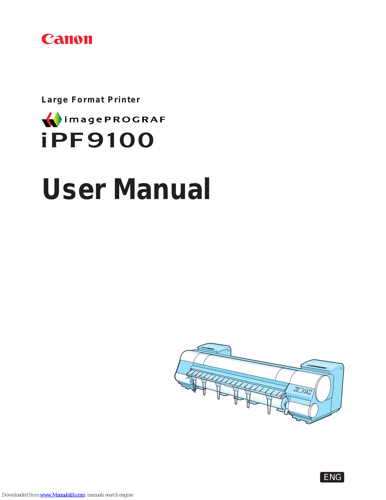 Canon imagePROGRAF IPF9100, 2164B002 User Manual