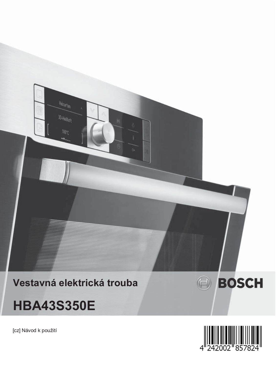 Bosch HBA43S350E User Manual